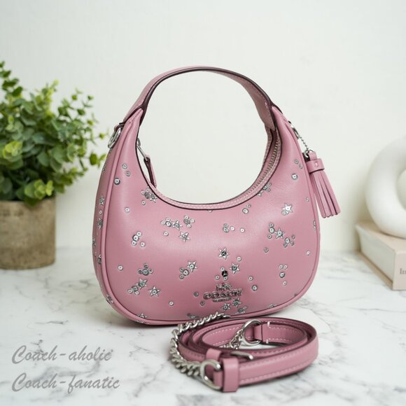 NWT Coach CCE63 Carmen Mini Crossbody Bag With Star Print - Picture 2 of 10